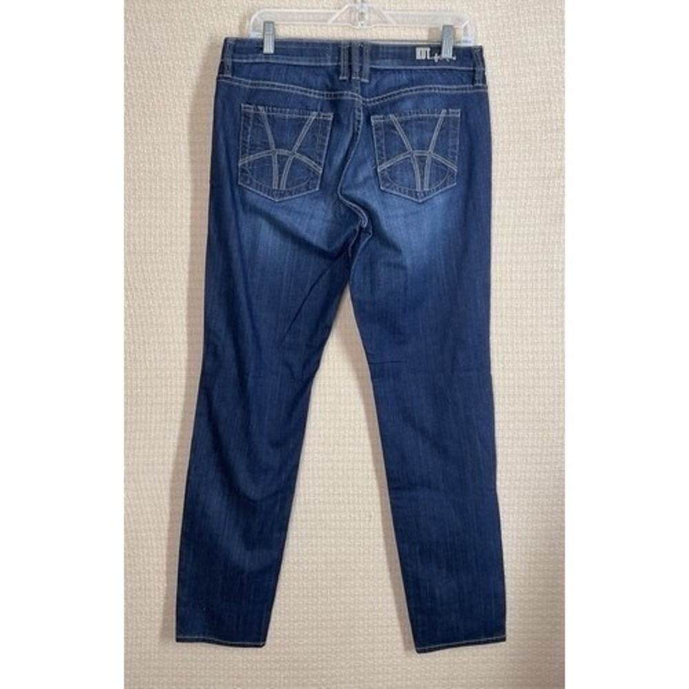 Kut from the Kloth Blue Stretch Reese Ankle Straight Leg Jeans Women 8 China - Picture 8 of 11